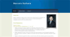 Desktop Screenshot of marcelokaihara.com